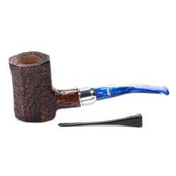 Briar Pipe Santambrogio Sandblasted Poker