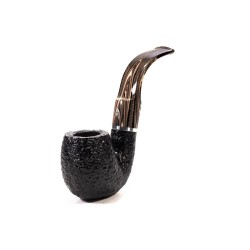 Pipe Savinelli Morellina Rusticated 614 Bent Billiard