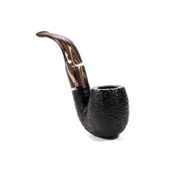 Pipe Savinelli Morellina Rusticated 614 Bent Billiard