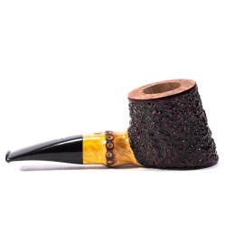 Briar Pipe Radice Rind Rusticated Bamboo Pot