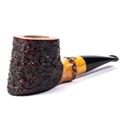 Pipa in Radica Radice Rind Rusticata Bamboo Pot