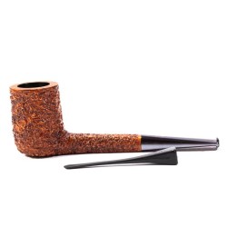 Briar Pipe Radice Rind Rusticated Billiard