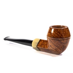 Pipa Chacom Olive Horn Liscia Modello 391 Bulldog