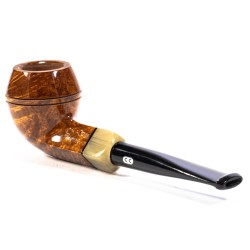 Pipa Chacom Olive Horn Liscia Modello 391 Bulldog