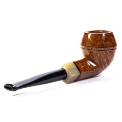 Pipa Chacom Olive Horn Liscia Modello 391 Bulldog