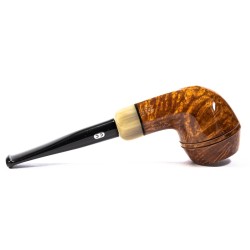 Pipa Chacom Olive Horn Liscia Modello 391 Bulldog