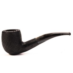 Bog Oak Pipe Talamona Quarter Bent