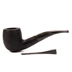 Bog Oak Pipe Talamona Quarter Bent