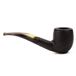 Bog Oak Pipe Talamona Quarter Bent