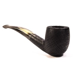 Bog Oak Pipe Talamona Quarter Bent