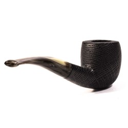 Bog Oak Pipe Talamona Quarter Bent