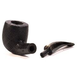 Bog Oak Pipe Talamona Quarter Bent