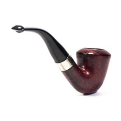 Pipe Peterson Sterling Silver Smooth Calabash (B10)