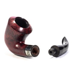 Pipe Peterson Sterling Silver Smooth Calabash (B10)