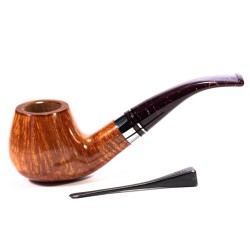 Briar Pipe Bacco 645  KS Smooth Bent Brandy