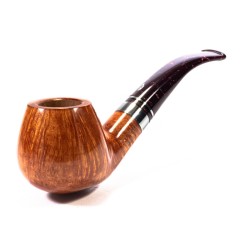 Briar Pipe Bacco 645  KS Smooth Bent Brandy