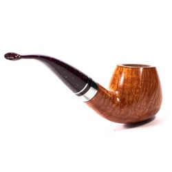 Briar Pipe Bacco 645  KS Smooth Bent Brandy