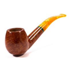 Briar Pipe Arancia 636  KS Smooth Bent Apple