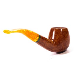 Briar Pipe Arancia 636  KS Smooth Bent Apple