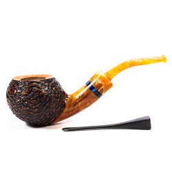 Pipe Santambrogio Rusticated Bent Apple