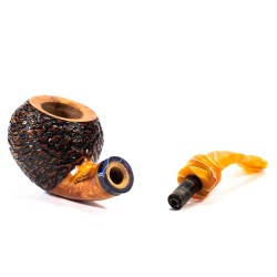 Pipe Santambrogio Rusticated Bent Apple