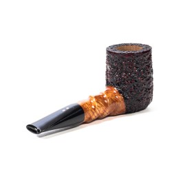 Briar Pipe Radice Rind Rusticated Billiard