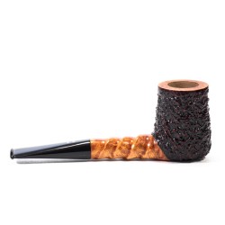 Briar Pipe Radice Rind Rusticated Billiard