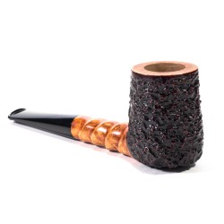 Briar Pipe Radice Rind Rusticated Billiard