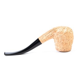 Pipa in Radica Radice Rind 'Pure' Sabbiata Bent Billiard