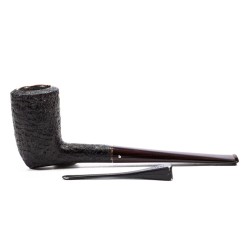 Briar Pipe Becker 2 Clubs Sandblasted Chimney