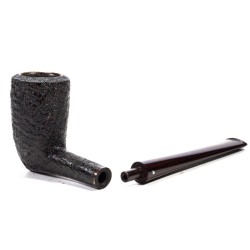 Briar Pipe Becker 2 Clubs Sandblasted Chimney