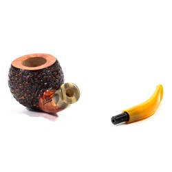 Pipe Santambrogio Rusticated Bent Apple