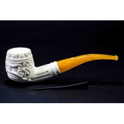 Meerschaum Pipe Lubinski B 204 Quarter Bent Pot