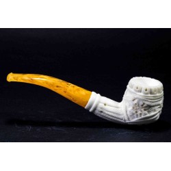 Meerschaum Pipe Lubinski B 204 Quarter Bent Pot