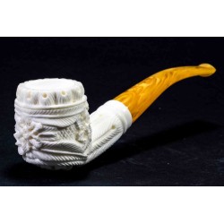 Meerschaum Pipe Lubinski B 204 Quarter Bent Pot