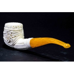 Meerschaum Pipe Lubinski B 204 Quarter Bent Pot