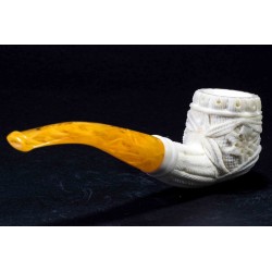 Meerschaum Pipe Lubinski B 204 Quarter Bent Pot