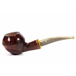 Briar Pipe Santambrogio Red Smooth Bent Rhodesian