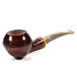 Briar Pipe Santambrogio Red Smooth Bent Rhodesian