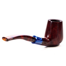 Pipa in Radica Santambrogio Red Liscia Bent Billiard