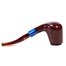 Pipa in Radica Santambrogio Red Liscia Bent Billiard