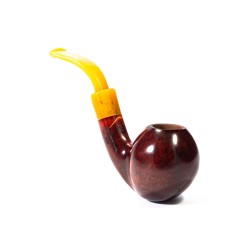 Pipa in Radica Santambrogio Red Liscia Bent Apple