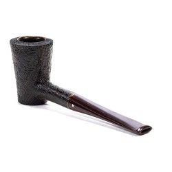 Briar Pipe Becker 2 Clubs Sandblasted Poker