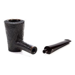 Briar Pipe Becker 2 Clubs Sandblasted Poker