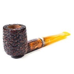 Briar Pipe Santambrogio Rusticated Billiard