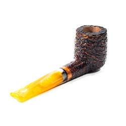 Briar Pipe Santambrogio Rusticated Billiard