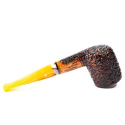 Briar Pipe Santambrogio Rusticated Billiard