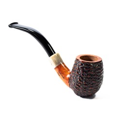 Briar Pipe Santambrogio Rusticated Bent