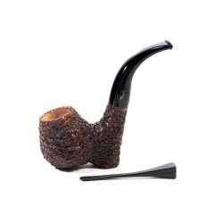 Pipe Brebbia May Rusticated Full Bent Apple