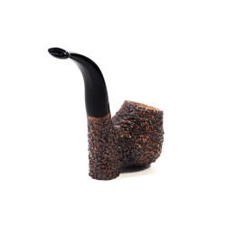 Pipe Brebbia May Rusticated Full Bent Apple